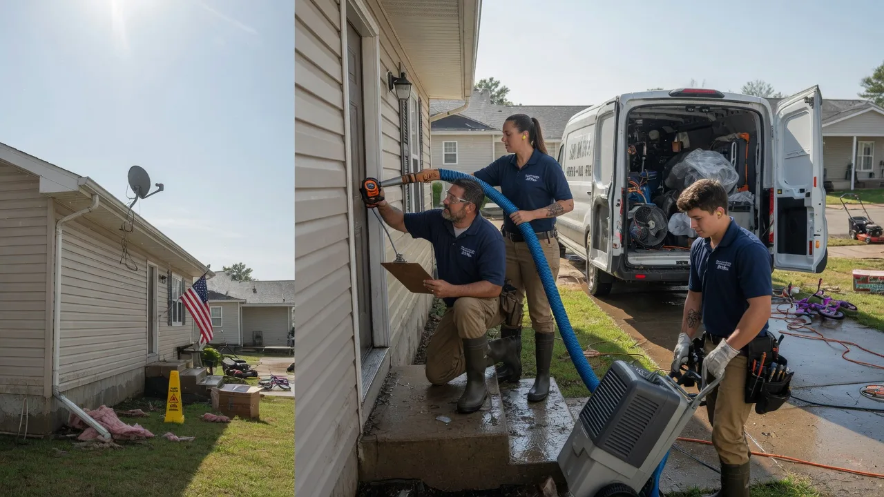 Ceiling Water Damage Restoration in Russellville, KY near me